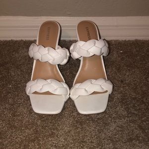Express- 3 inch Braided Heels- Size 10